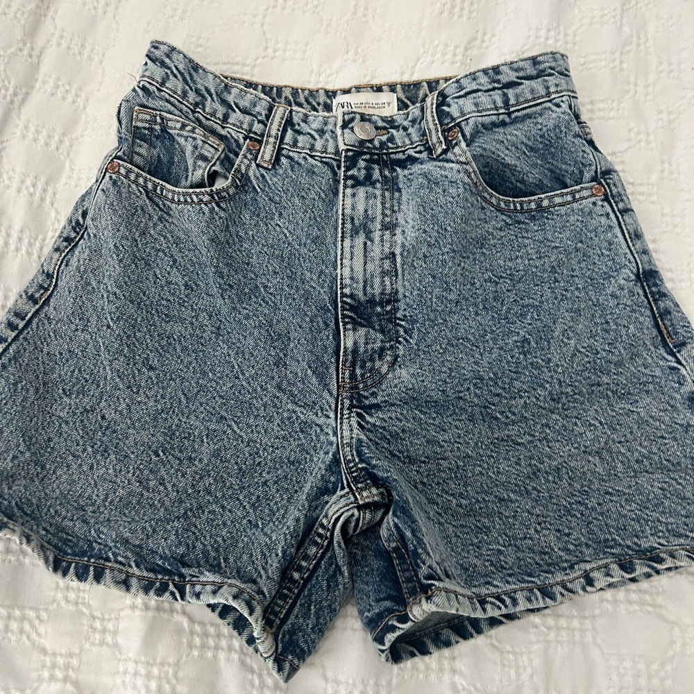 Zara Blue Jean Shorts size 6